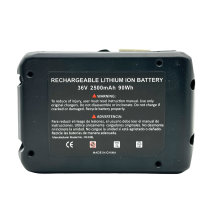 Baterie 36V/2.5Ah-18V/5.0Ah  pro aku nářadí Metabo 36V/18V | Akubee.cz