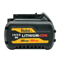 Baterie 20V/60V 7,5Ah/2,5Ah kompatibilní s DeWalt Flexvolt | Akubee.cz